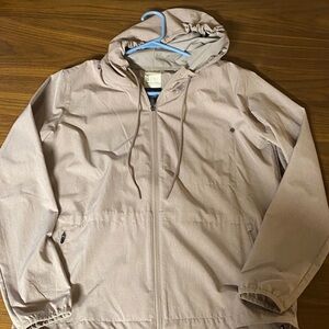 Vuori Women's Light Pink Hooded Rain Jacket